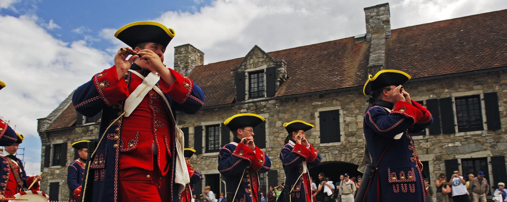 French & Indian War reenactment at Fort Ticonderoga